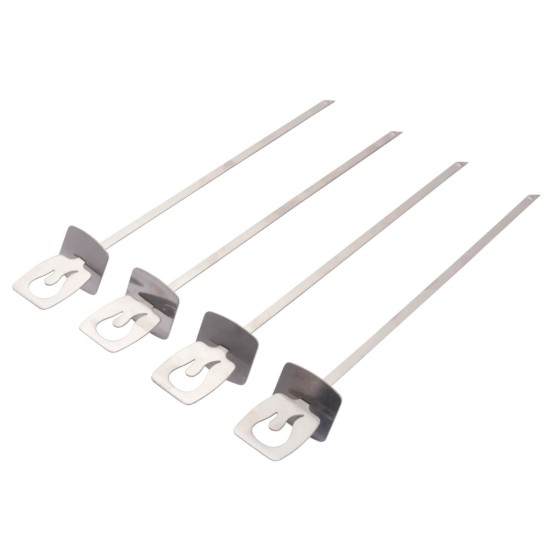 Set 4 tepuse metalice pentru gatit Kebab si frigarui la gratar Char-Broil 140019