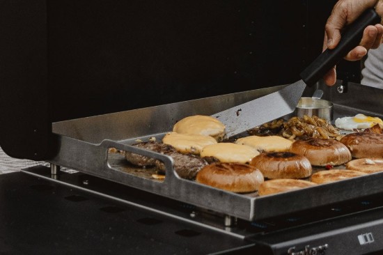 Set 10 piese pentru plancha din otel inoxidabil si plastic Enders 8776