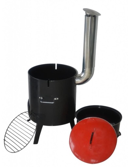 Cazan de gatit cu lemne, include capac si polonic, 14 litri, Activa 11275