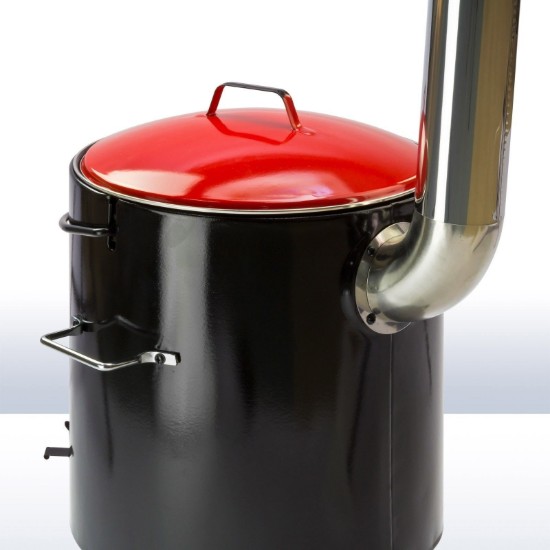 Cazan de gatit cu lemne, include capac si polonic, 14 litri, Activa 11275