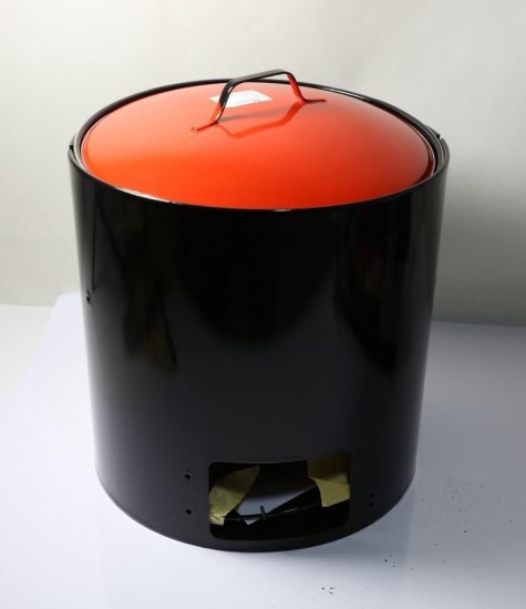 Cazan de gatit cu lemne, include capac si polonic, 14 litri, Activa 11275