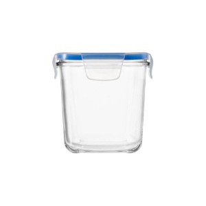 Caserola patrata, sticla, 830ml, "Superblock" - Borgonovo