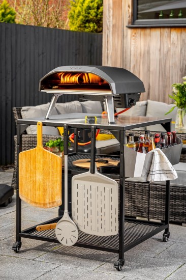 Paleta rotunda pentru pizza, aluminu, 17 cm - Ooni