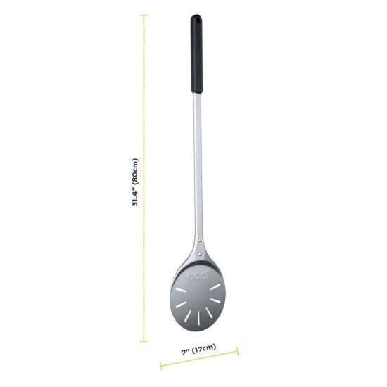 Paleta rotunda pentru pizza, aluminu, 17 cm - Ooni