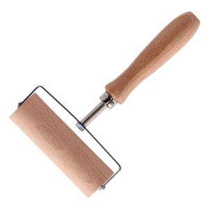 Rola pentru aluat, lemn, 11 cm - Zokura