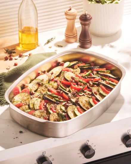 Tava pentru friptura, inox, 38 x 26 cm - de Buyer