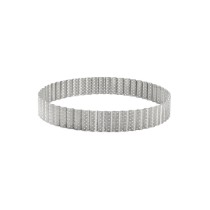 Forma tarta perforata, canelata, inox, 20 cm - de Buyer
