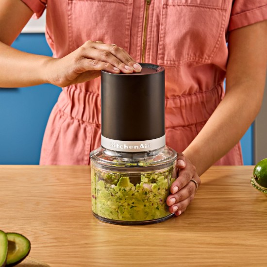 Chopper Go Cordless, fara baterie, 0,83L, Matte Black - KitchenAid