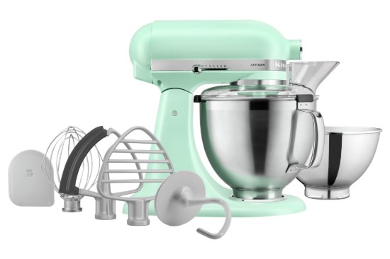 Mixer cu bol 4.7L, Artisan, Model 195, Spearmint - KitchenAid