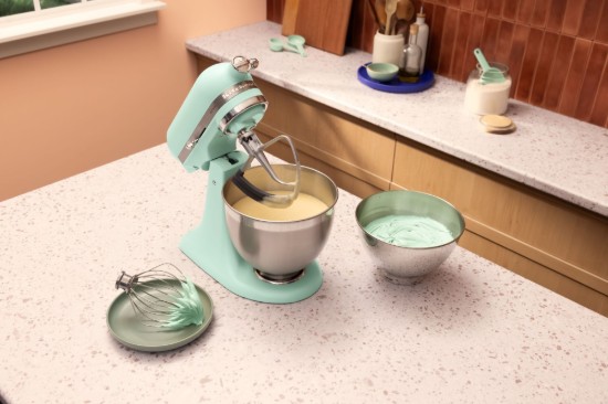 Mixer cu bol 4.7L, Artisan, Model 195, Spearmint - KitchenAid