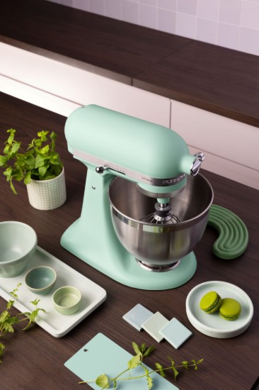 Mixer cu bol 4.7L, Artisan, Model 195, Spearmint - KitchenAid