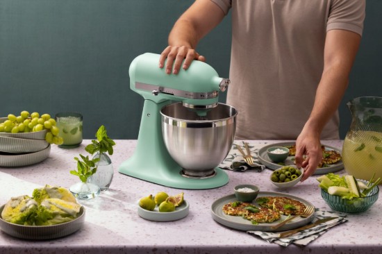 Mixer cu bol 4.7L, Artisan, Model 195, Spearmint - KitchenAid