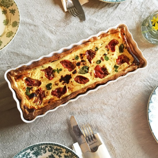 Tava tarte, ceramica, 36x15cm/1,3L, Clay - Emile Henry