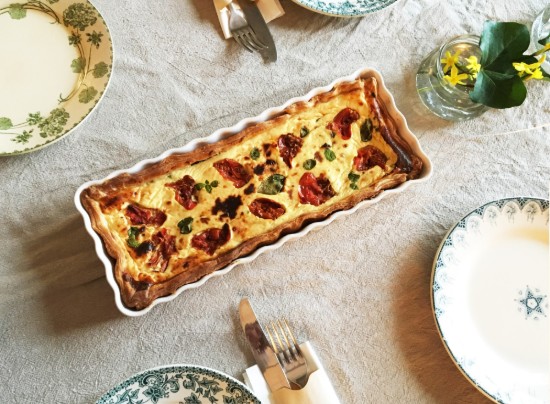 Tava tarte, ceramica, 36x15cm/1,3L, Clay - Emile Henry