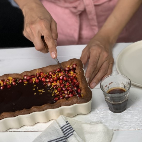 Tava tarte, ceramica, 36x15cm/1,3L, Clay - Emile Henry