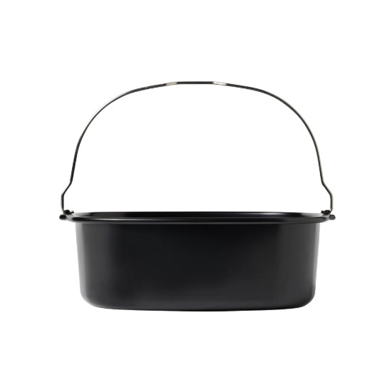 Recipient patrat pentru friteuza cu aer cald, otel, 21 x 20 cm - Pyrex