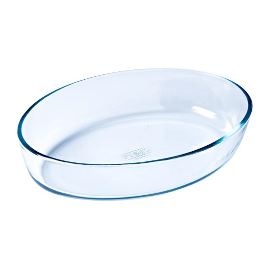 Vas oval, sticla termorezistenta, 35x24cm/3,1L, "Iconics" - Pyrex