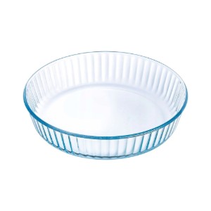Tava tarta flan, din sticla termorezistenta, 26cm, "Cook&Enjoy" - Pyrex