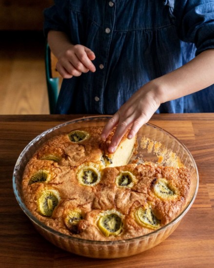 Tava tarta flan, din sticla termorezistenta, 26cm, "Cook&Enjoy" - Pyrex