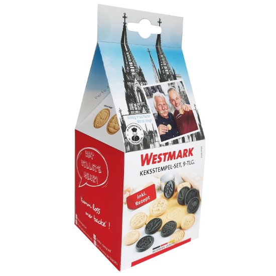 Set stampile biscuiti, 9 piese, silicon - Westmark