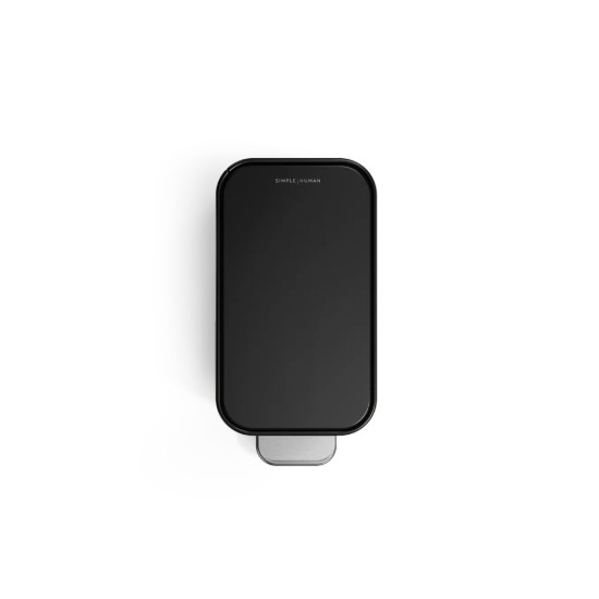 Cos de gunoi cu pedala, 5 L, inox, Matte Black  - simplehuman