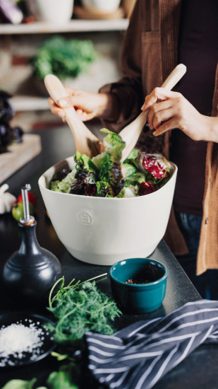 Bol salata, ceramica, 19cm/2,3L, Clay - Emile Henry