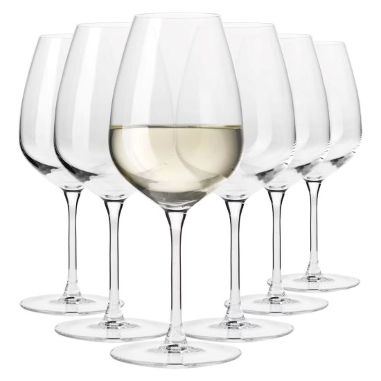 Set 6 pahare vin alb, sticla cristalina, 530ml, "Divine" - Krosno