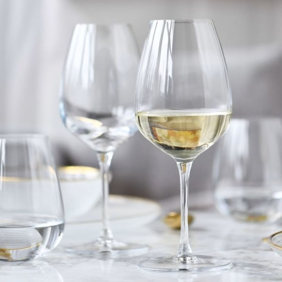 Set 6 pahare vin alb, sticla cristalina, 530ml, "Divine" - Krosno