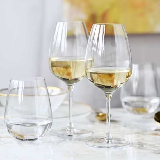Set 6 pahare vin alb, sticla cristalina, 530ml, "Divine" - Krosno