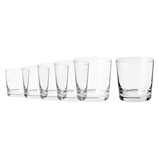 Set 6 pahare whisky, sticla, 430ml, "Divine" - Krosno