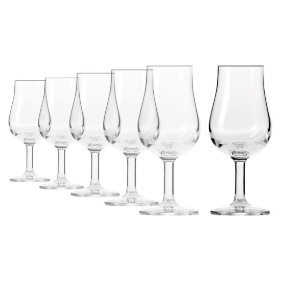 Set 6 pahare degustare whisky, sticla cristalina, 110ml, "Pure" - Krosno
