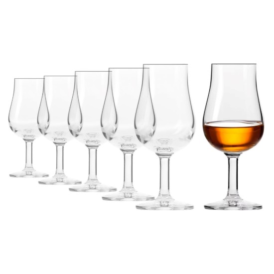 Set 6 pahare degustare whisky, sticla cristalina, 110ml, "Pure" - Krosno