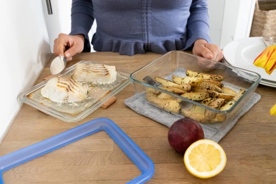 Caserola  cu capac din sticla termorezistenta, 22x17cm/1,5L, "Pure Glass" - Pyrex