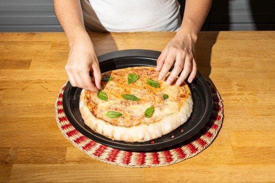 Tava pizza, otel carbon, 31cm, "Glide" - Pyrex