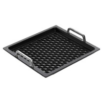 Tava grill, aluminiu, cu manere, 35,5 x 32,5 cm GN 2/3 - AMT Gastroguss