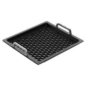 Tava grill, aluminiu, cu manere, 35,5 x 32,5 cm GN 2/3 - AMT Gastroguss