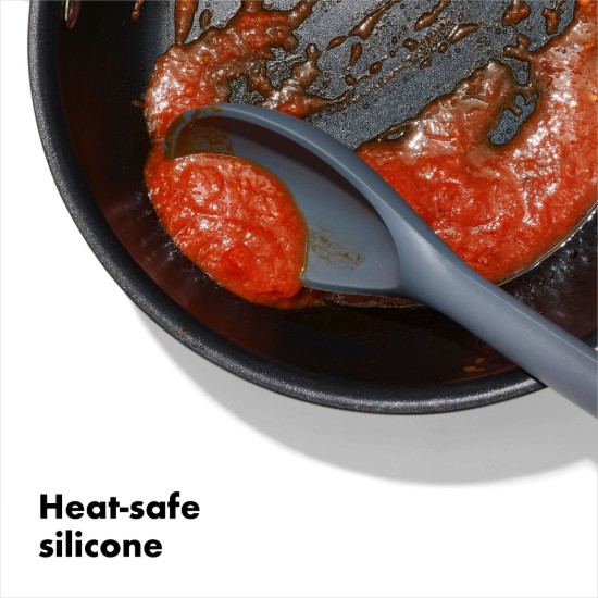 Lingura gatit, silicon, 32,4 cm, "Good Grips", Negru - OXO