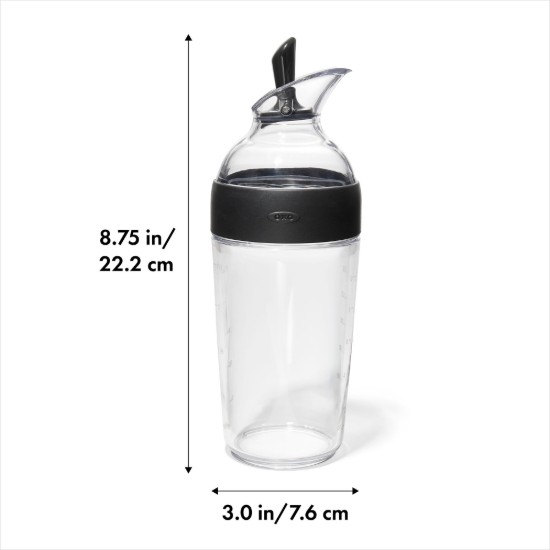 Shaker pentru dressing salata, 355 ml, tritan, "Good Grips" - OXO