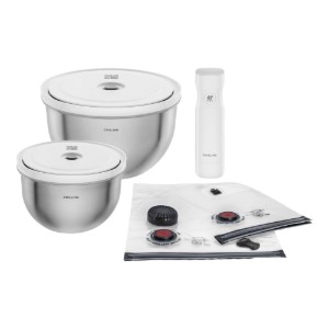 Set vacuum 9 piese M/L, inox, "FRESH & SAVE" - Zwilling