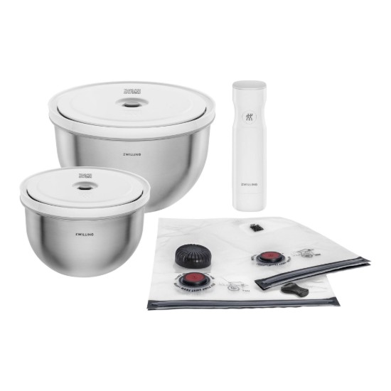 Set vacuum 9 piese M/L, inox, "FRESH & SAVE" - Zwilling