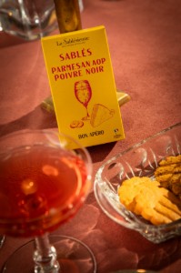 Biscuiti Sablés sarati cu parmezan AOP si piper negru, 40 g ℮, La Sablésienne, Franta