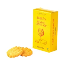 Biscuiti Sablés sarati cu susan si branza Comté AOP, 40 g ℮, La Sablésienne, Franta
