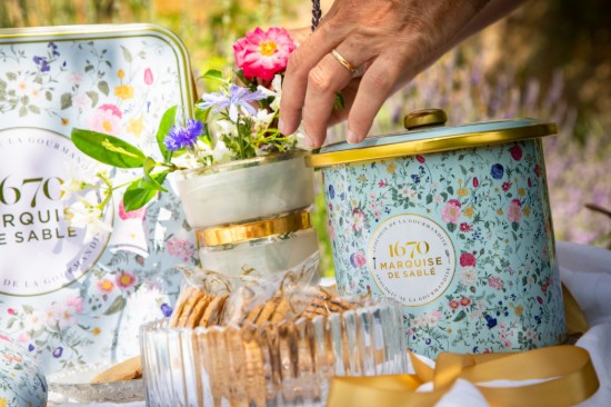 Biscuiti Seau „Bouquet Sauvage”, 250 g ℮, La Sablésienne, Franta