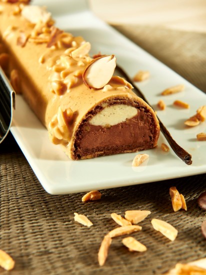 Forma semi-rounda Yule, inox, 30 x 4 cm - de Buyer