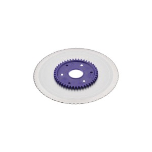Lama circulara serata paine/fructe/legume, cu angrenaj violet, inox - Ritter