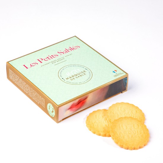 Biscuiti Sablés natur cu unt proaspat, 100 g ℮, La Sablésienne, Franta