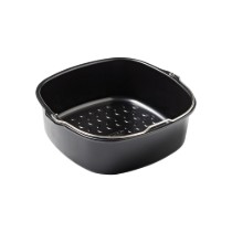 Recipient patrat pentru friteuza cu aer cald, otel, 21 x 20 cm - Pyrex