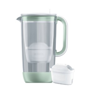 Cana filtranta Editie Aniversara 60 ani, din sticla, BRITA MAXTRA (Light Green), 1 x filtru Pure Performance
