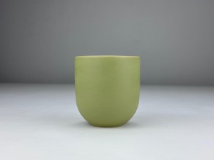 Ceasca cafea ceramica, 250ml, pahar Novum Olive, verde oliv mat, gresie glazurata manual