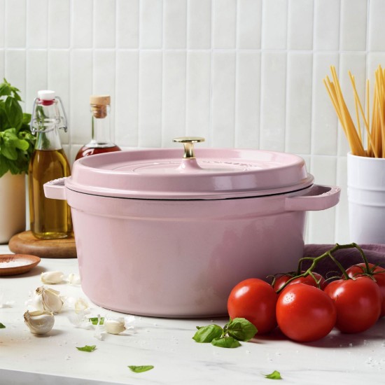 Oala Cocotte fonta, 28cm/6,7L, Sorbet Rose - Staub